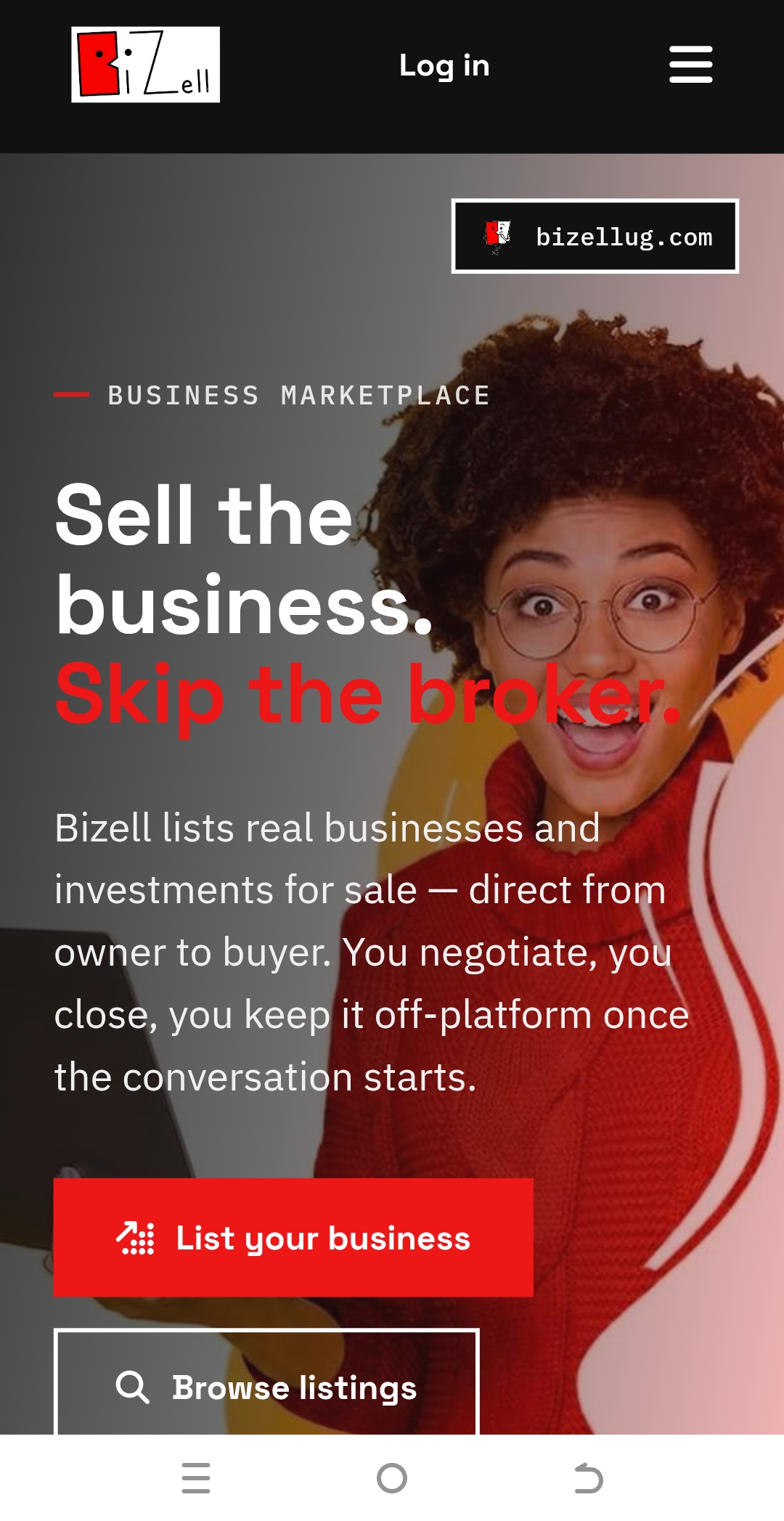 Bizell website
